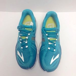 Brooks Pure Cadence 2 Teal Lime Running Shoes, 9